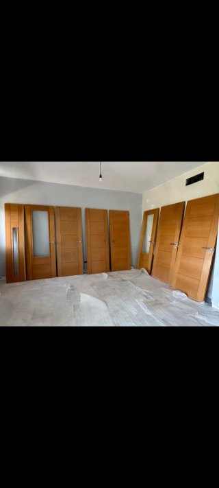 Puertas de madera con cristal y sin cristal