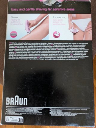 Braun Silk-épil Afeitadora Lady Shaver . Sin usar