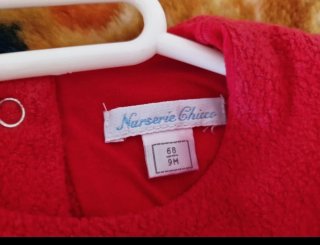 Vestido bebé rojo Chicco