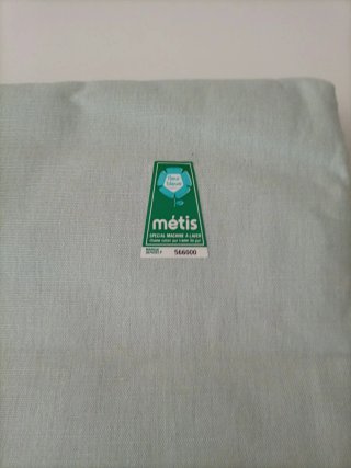 Sábana lino Metis francés verde agua 180x290