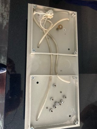 Lámpara Aplique Techo Cristal y Metal