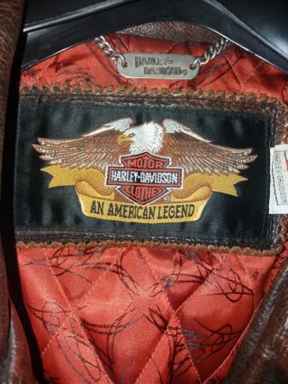 Cazadora Cuero Harley-Davidson Marrón