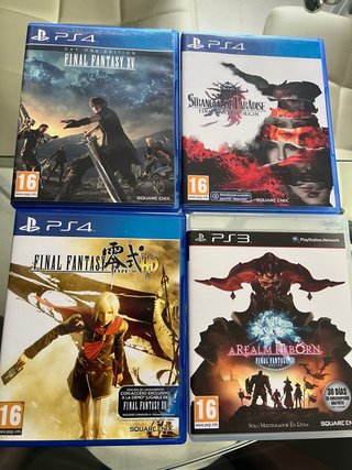 Lote Final Fantasy PS1, PS2, PS3, PS4
