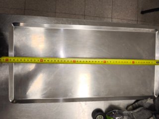 Bandejas de acero inoxidable para alimentos