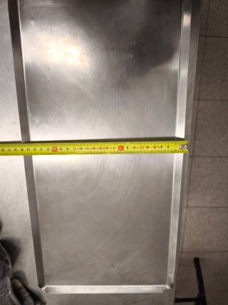 Bandejas de acero inoxidable para alimentos