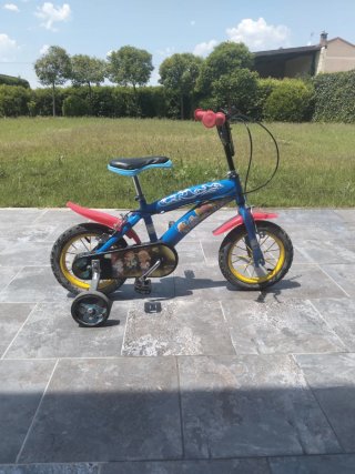 Bicicleta infantil 12 con ruedines