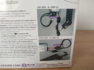 Convertidor Eminent EM7016 USB 3.0 IDE/SATA
