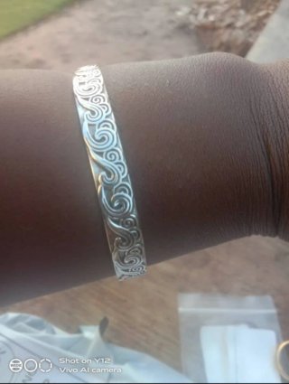 Pulsera Plata Ley 925 Diseño Ondas