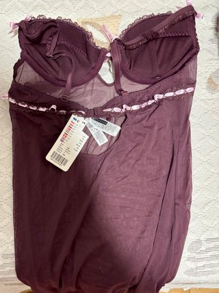 Camisón lencería morado