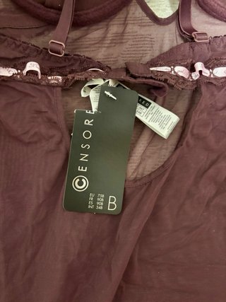 Camisón lencería morado