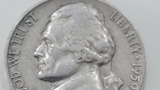 Moneda 5 Centavos Dólar 1959 Jefferson