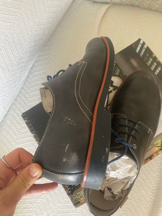 Zapatos Pikolinos Hombre Azul Marrón