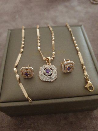 Conjunto Joyería Chapado Oro 18k Envío Gratis