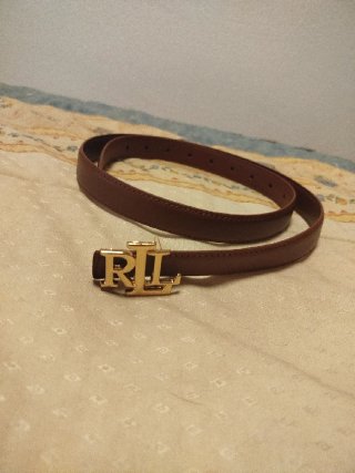 Cinturón Ralph Lauren RL Marrón Dorado