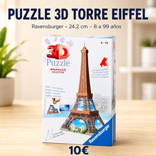 Puzzle 3D Torre Eiffel Ravensburger