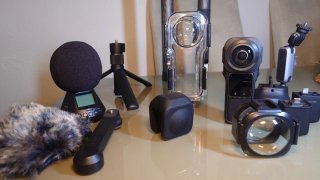 Lote Insta360 ONE RS 1-INCH + GRABADORA 360 ZOOM
