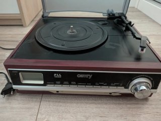 Giradischi Camry Marrone/Argento