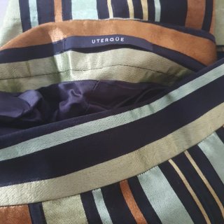 Pantalón Uterqüe rayas satinado