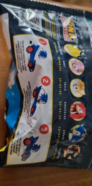 Modellino auto della serie Sonic the hedgehog.