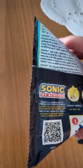 Modellino auto della serie Sonic the hedgehog.
