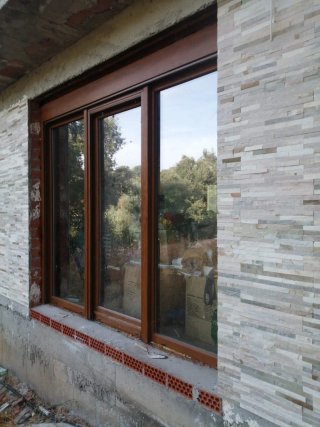 Montaje de ventana tipo