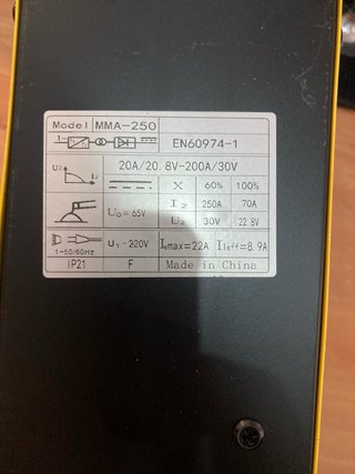 *Soldadora Inverter MMA-250 NUEVA