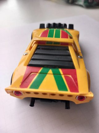 Coche Scalextric Lancia Stratos HF Amarillo
