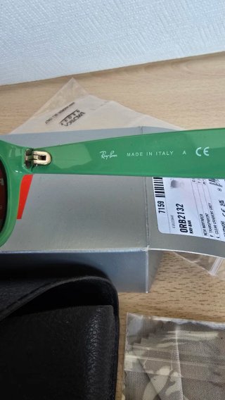 Gafas de Sol Ray-Ban RB2132 Negro/Verde
