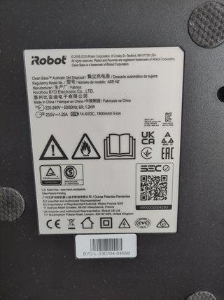Base iRobot Roomba Clean Base ADE-N2