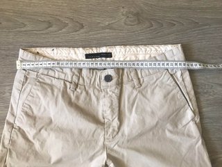 Pantalones Chinos Zara Beige Talla S