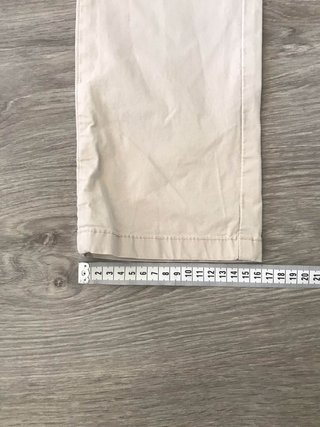 Pantalones Chinos Zara Beige Talla S