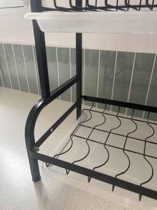 Escurridor de platos de 2 niveles