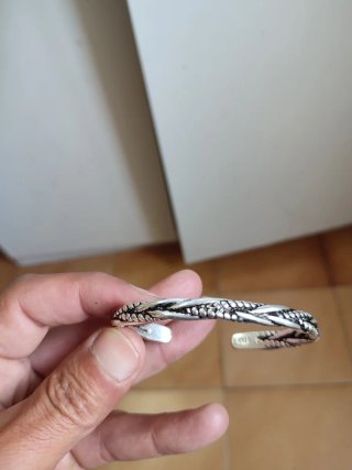 Pulsera Plata 925 y Piedra Natural