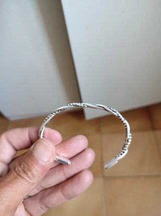 Pulsera Plata 925 y Piedra Natural