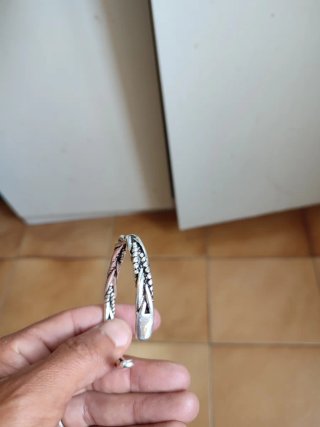 Pulsera Plata 925 y Piedra Natural