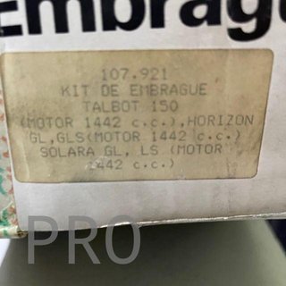 BENDIX KIT EMBRAGUE 107921