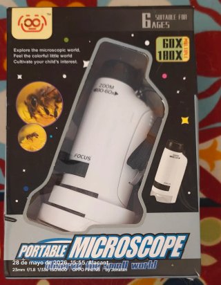 Microscopio Tsophreniq 60x-180x Portátil
