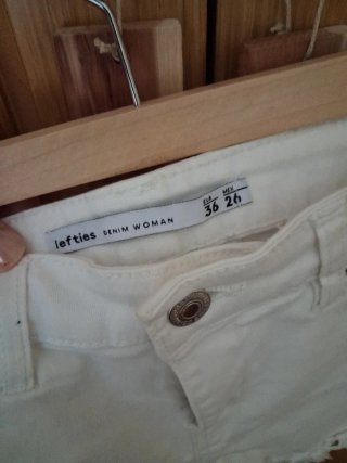 Shorts vaqueros blancos Lofties Talla S/36