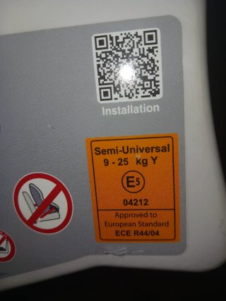 Silla de coche Britax Römer roja