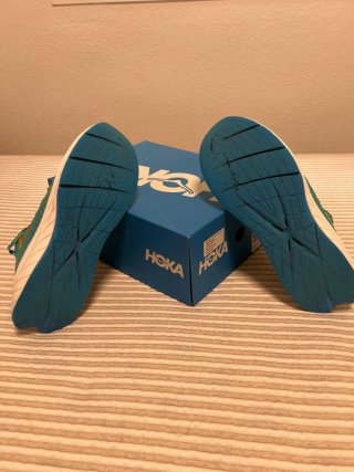 Zapatillas Hoka Carbon X3 Teal/Amarillo