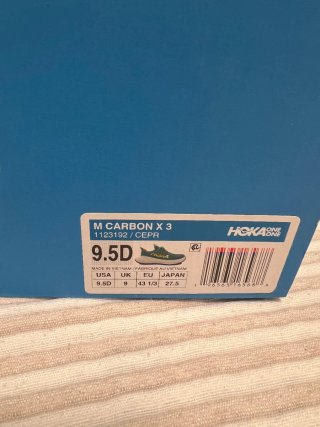 Zapatillas Hoka Carbon X3 Teal/Amarillo