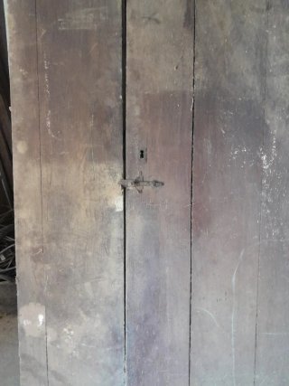 Puerta doble madera
