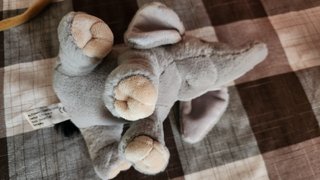 Peluche Elefante Gris Suave