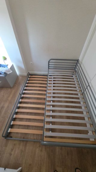 Estructura cama nido metal y madera