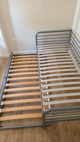Estructura cama nido metal y madera