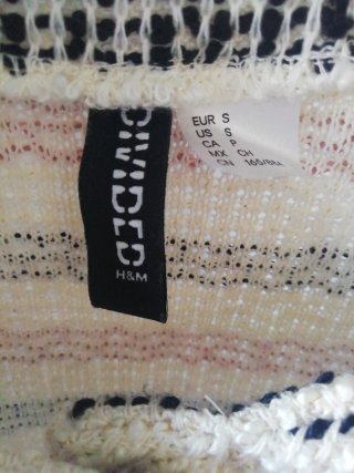 Rebeca H&M Talla S Rayas