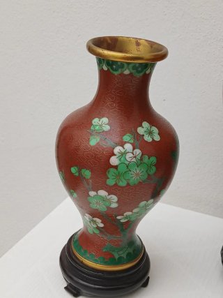 Vasi cinesi vintage cloisonné