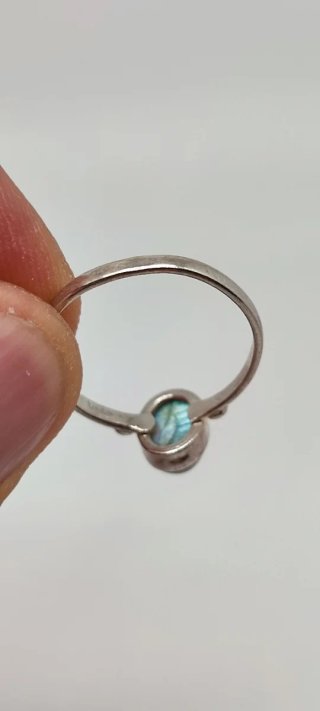Anillo de Plata y Labradorita.