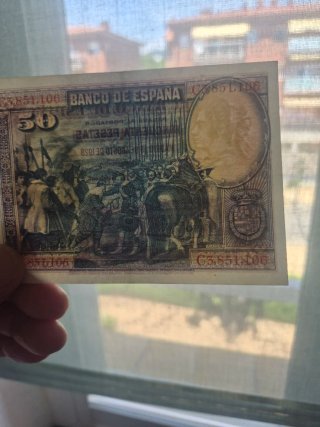 Lote 10 Billetes 50 Pesetas 1928 El Banco de Españ