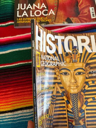 ultimas 9 revistas HISTORIA. National geographic